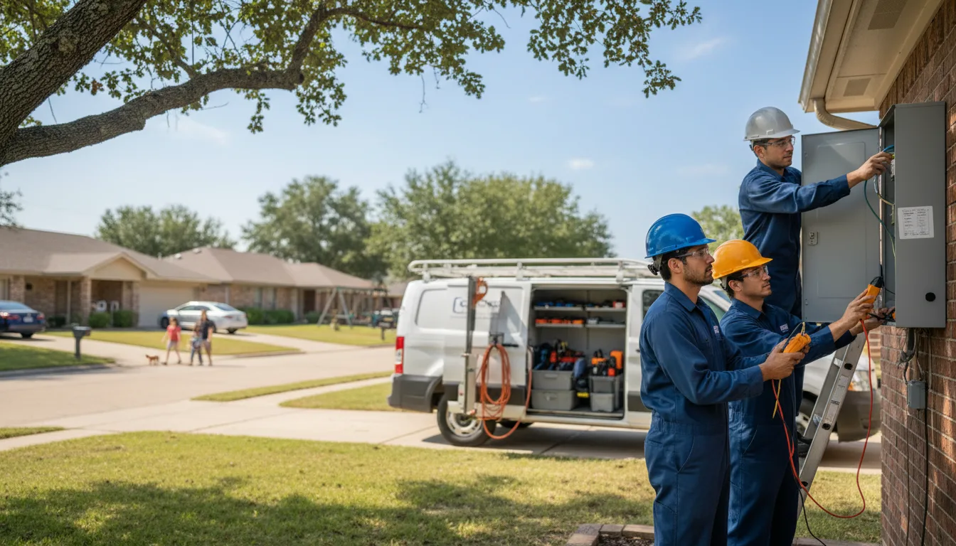 Certified electrician providing emergency electrical services in Bristow, IA